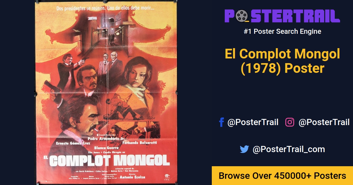 El Complot Mongol 1978 Poster